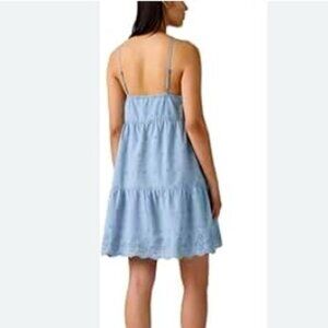 NWT Mint with Silver striped sparkle Babydoll Dress- Medium--305